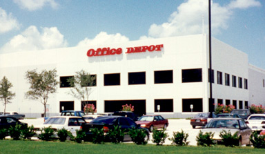 This Office Depot industrial office and distribution facility was developed by J. A. Billipp 